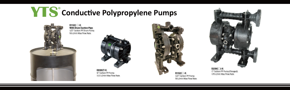 Conductive Polypropylene Pumps